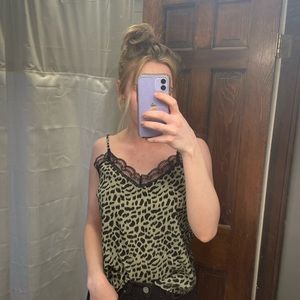 Francesca’s Leopard Print Tank